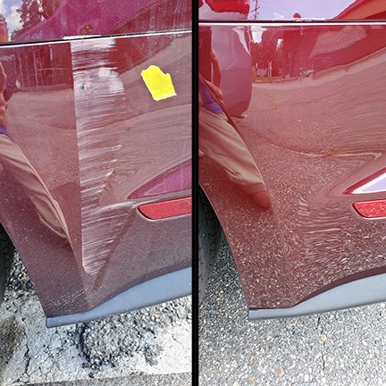 bumper repair before after 2