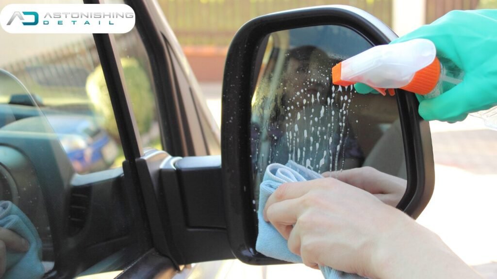 clean your car windows and mirror